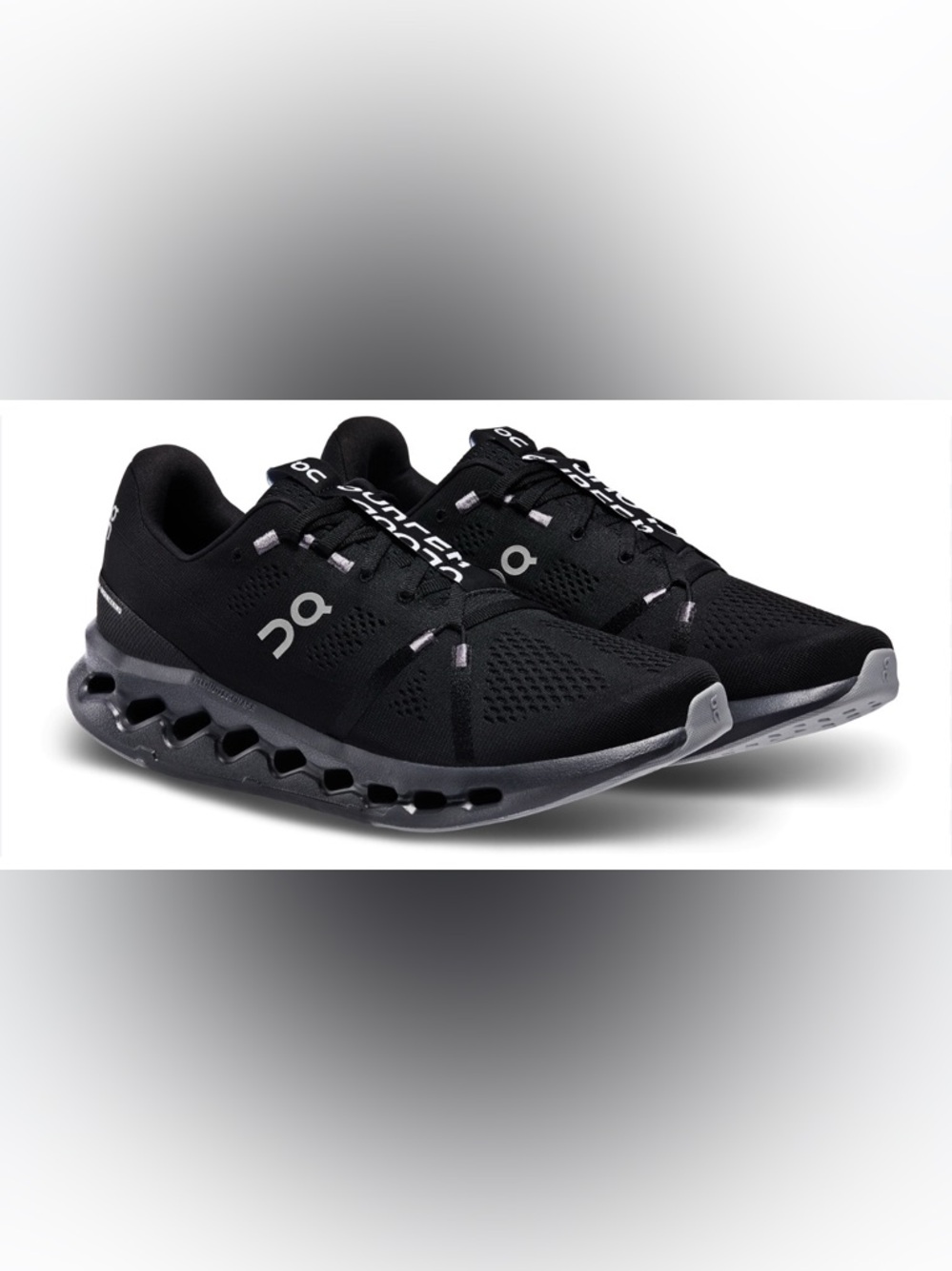 MEN’S BLACK CLOUD SURFER CLOUDTEC OC CUSHION SNEAKERS